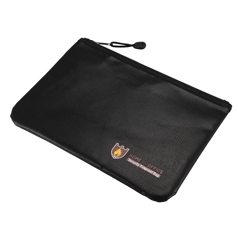 Ugniai atsparūs dokumentų maišeliai, vandeniui ir ugniai atsparus maišelis su ugniai atspariu užtrauktuku, skirtas „ipad“, pinigams, papuošalams, pasui, dokumentų saugojimui