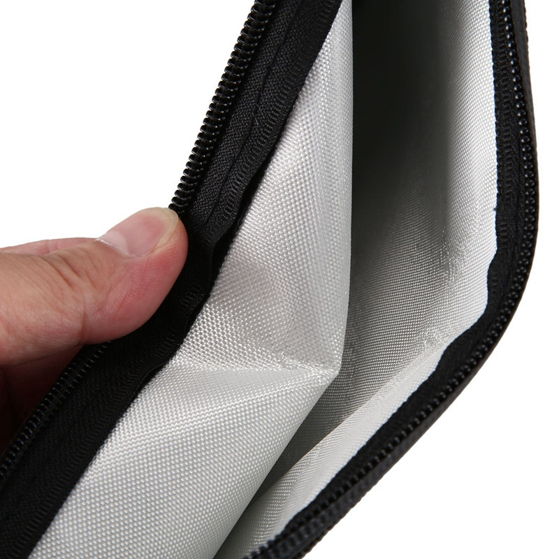 Ugniai atsparūs dokumentų maišeliai, vandeniui ir ugniai atsparus maišelis su ugniai atspariu užtrauktuku, skirtas „ipad“, pinigams, papuošalams, pasui, dokumentų saugojimui