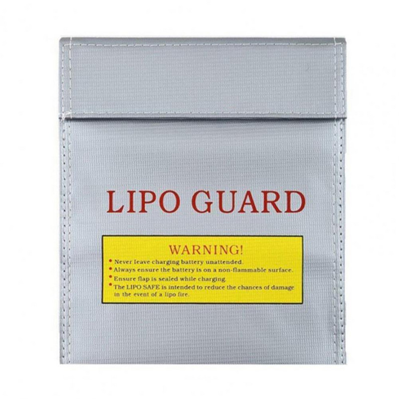 Ανθεκτική τσάντα μπαταρίας σε ασημί χρώμα ανθεκτική σε υψηλές θερμοκρασίες τηλεχειριστηρίου για οικιακή τσάντα μπαταρίας Lipo Τσάντα μπαταρίας