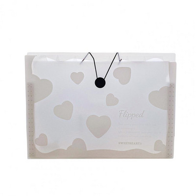 Fájlmappa többrétegű átlátszó porálló nagy kapacitású műanyag 8 rekeszes mapparendező iskolai kellék