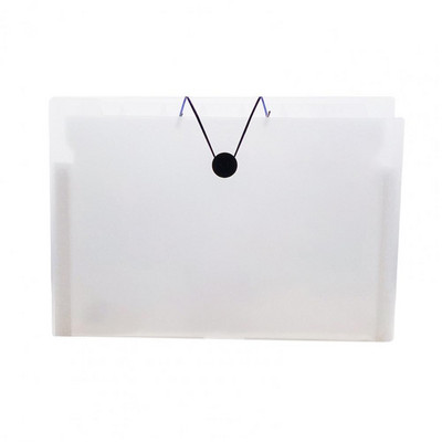 Fájlmappa többrétegű átlátszó porálló nagy kapacitású műanyag 8 rekeszes mapparendező iskolai kellék