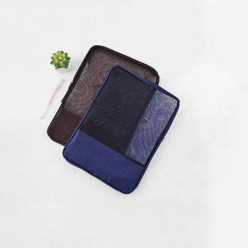 Διχτυωτή τσάντα με φερμουάρ για φοιτητικές εξετάσεις Θήκη γραφικής ύλης Τσάντα αποθήκευσης Ημιδιαφανές φερμουάρ Θήκη για μολύβι Σχολικά προμήθειες