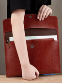 A4 organizator dokumenata otporan na prašinu s kukama za zatvaranje na pritisak Lagane omotnice časopisi Mapa s datotekama od PU kože velikog kapaciteta