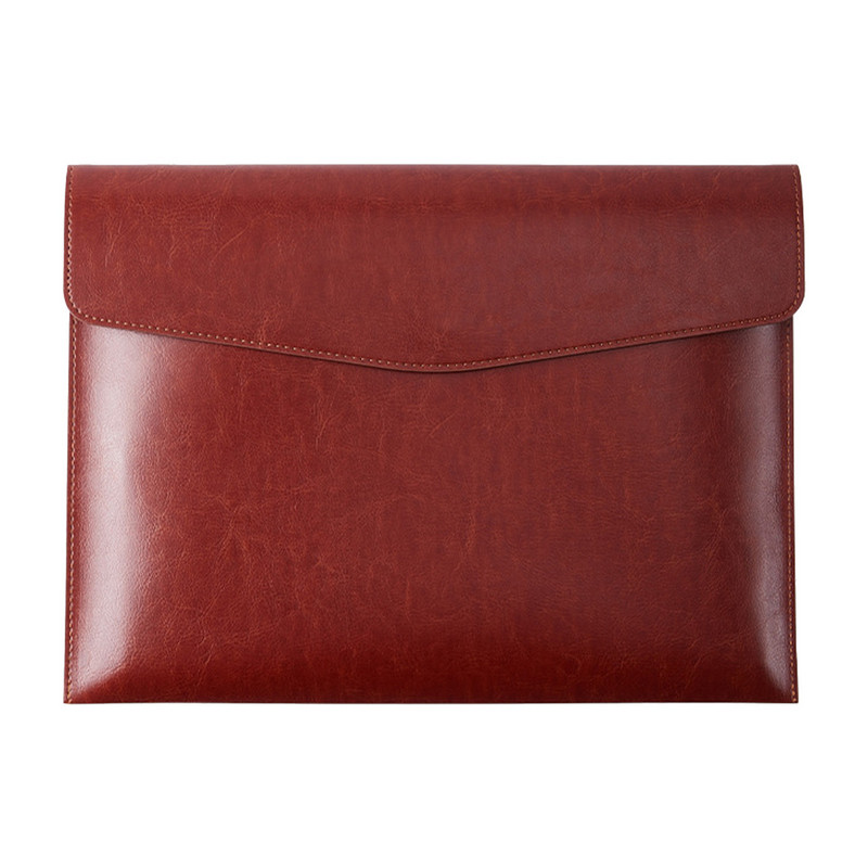 A4 organizator dokumenata otporan na prašinu s kukama za zatvaranje na pritisak Lagane omotnice časopisi Mapa s datotekama od PU kože velikog kapaciteta