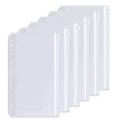 Nova veličina A6, džep za registrator, šarena bilježnica, torbica s patentnim zatvaračem, vodootporna PVC torba s listovima, kuverta za gotovinu, držač novčanica