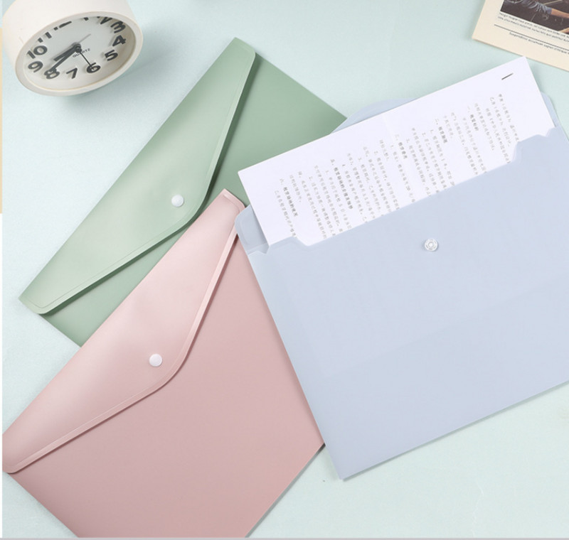 Mapa A4 datoteka Plastični papir Vreća za pohranu podataka Nastavak za račune Organizator Sortiranje datoteka Studentski ispit Papirnata torba za dokumente