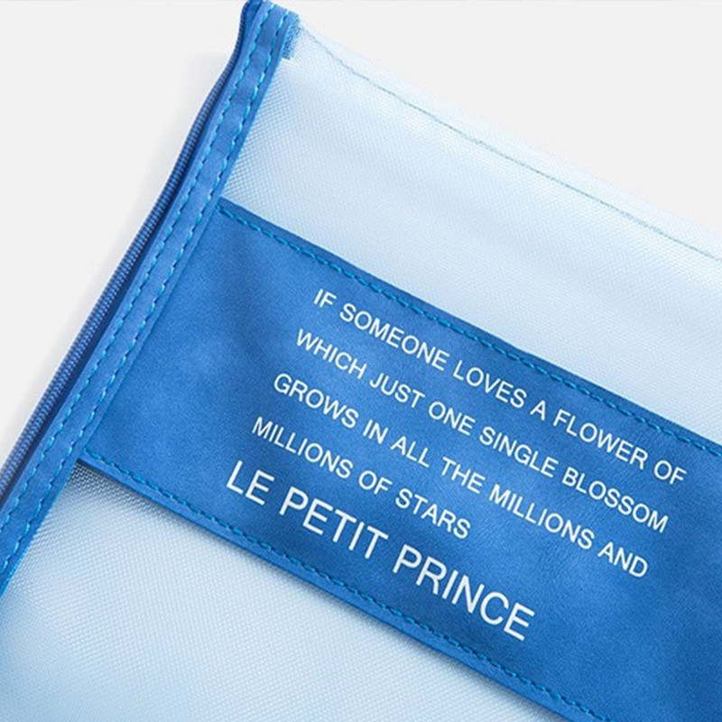 1 tk A4 võrgust tõmblukuga kott Dokumendikott Veekindel tõmblukuga failikaustad koolikontoritarvete reisihoiukottide jaoks