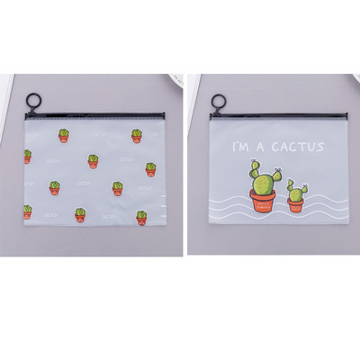 Yatniee 2kom/komplet prozirna matirana torba za pohranu velikog kapaciteta Mapa za pohranu studentskog materijala Uredski organizatori