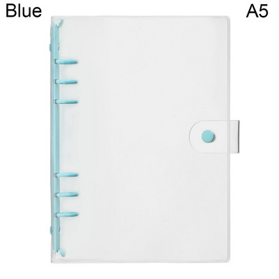 A5 A6 PVC mapa s naslovnicom za bilježnicu na slobodnim listovima, prozirna mapa, poveznica za bilježnicu, pohrana datoteka, rokovnik učenika, kopča za bilježnice na slobodnim listovima