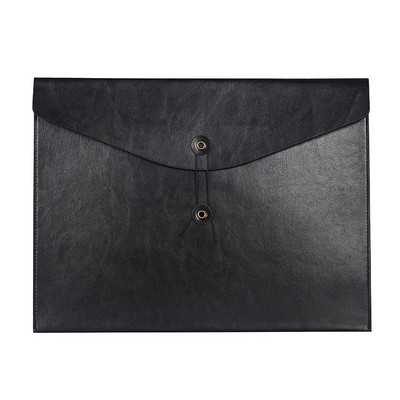 EZONE A4 kožna mapa, horizontalna/vertikalna torba za spise ugovornih računa, uredska torba za pohranu velikog kapaciteta 25*38 cm, uredski materijal