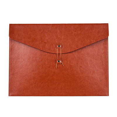 EZONE A4 kožna mapa, horizontalna/vertikalna torba za spise ugovornih računa, uredska torba za pohranu velikog kapaciteta 25*38 cm, uredski materijal