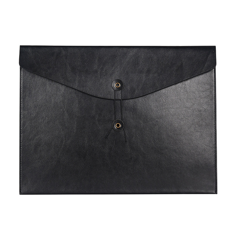 EZONE A4 kožna mapa, horizontalna/vertikalna torba za spise ugovornih računa, uredska torba za pohranu velikog kapaciteta 25*38 cm, uredski materijal