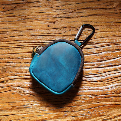 Torbica za dokumente u obliku malog novčanika, prava koža, mapa s datotekama, papirna torbica za organizatore kartica