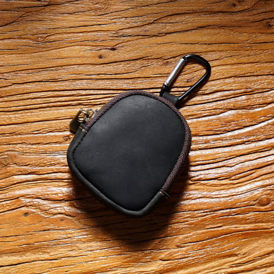 Torbica za dokumente u obliku malog novčanika, prava koža, mapa s datotekama, papirna torbica za organizatore kartica