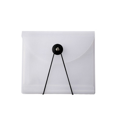 A6-os matricák tárolókönyv átlátszó pénztároló mappa Hordozható kötszeres jegyzetfüzettartó Készpénzszámla Rendezés Idol fotófüzet