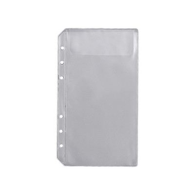 10 komada A5 registratora A6 naslovnica za registrator Prozirni PVC džepovi za registratore s patentnim zatvaračem, vodootporan 6 prstenova Povoljni planer za registrator LX9A