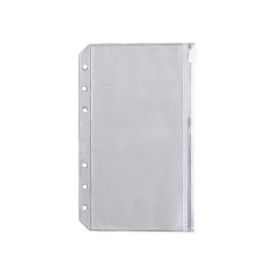 10 komada A5 registratora A6 naslovnica za registrator Prozirni PVC džepovi za registratore s patentnim zatvaračem, vodootporan 6 prstenova Povoljni planer za registrator LX9A