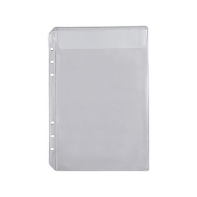 10 komada A5 registratora A6 naslovnica za registrator Prozirni PVC džepovi za registratore s patentnim zatvaračem, vodootporan 6 prstenova Povoljni planer za registrator LX9A