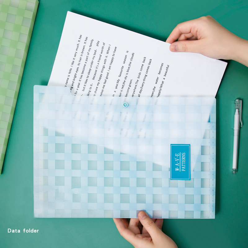 A4 saldainių spalvotas rinkmenų krepšys 5 kišeninė duomenų knyga, skaidri didelės talpos failų aplankas bandomasis popierius duomenų portfelis biuro raštinės reikmenys