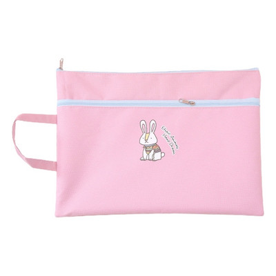 A4 Vreće za dokumente Dvoslojne torbe sa patentnim zatvaračem Organizator za ispis datoteka sa slatkim crtanim filmovima Torba za pohranu pribora Školski pribor