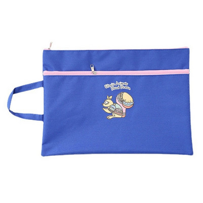 A4 Vreće za dokumente Dvoslojne torbe sa patentnim zatvaračem Organizator za ispis datoteka sa slatkim crtanim filmovima Torba za pohranu pribora Školski pribor