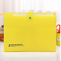 A4 failų aplankų tvarkyklė Daugiasluoksnis akordeono įdėklo aplankas Rainbow solidūs 6 tinklelių paketai, skirti A4 formato popieriniam verslo dėklui Archyvo failų maišelis