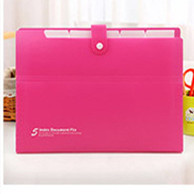 A4 failų aplankų tvarkyklė Daugiasluoksnis akordeono įdėklo aplankas Rainbow solidūs 6 tinklelių paketai, skirti A4 formato popieriniam verslo dėklui Archyvo failų maišelis