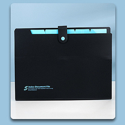 A4 failų aplankų tvarkyklė Daugiasluoksnis akordeono įdėklo aplankas Rainbow solidūs 6 tinklelių paketai, skirti A4 formato popieriniam verslo dėklui Archyvo failų maišelis