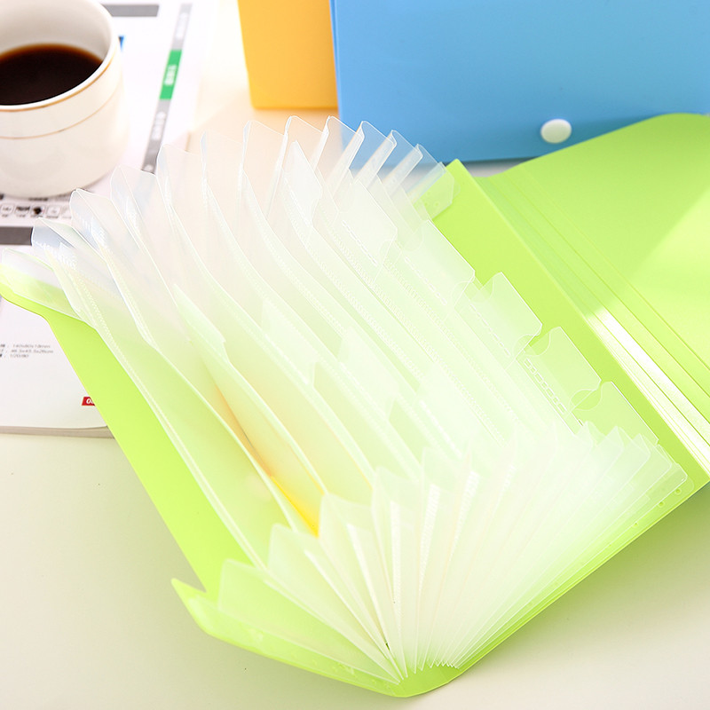 A6 värviline akordioni stiilis miniarvete kviitungi fail Dokumendikott kott Kaust kaardihoidja Abimees failihoidja laienev rahakott