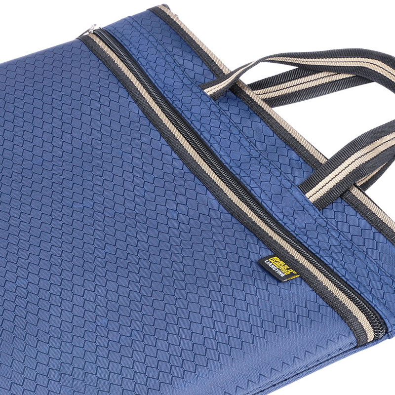 Dokumentų krepšys A4 nešiojamas Oksfordo medžiaginis dokumentų krepšys, drobinis biuro saugojimo krepšys, mokymo susitikimo portfelis