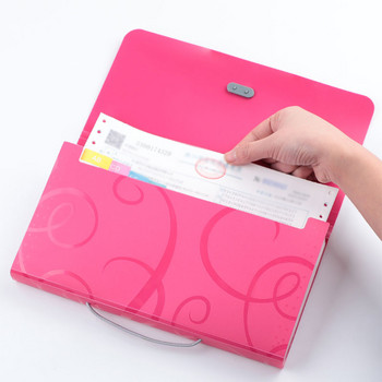 Φάκελοι εγγράφων A6 Candy Colors Σχολικές προμήθειες Organizer Organ Bag Expanding file folder for Documents School Binder Office