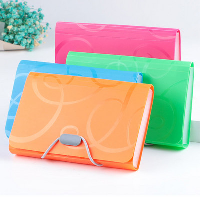 Φάκελοι εγγράφων A6 Candy Colors Σχολικές προμήθειες Organizer Organ Bag Expanding file folder for Documents School Binder Office