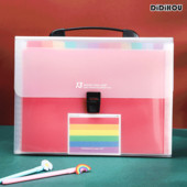 A6 plastična prijenosna mapa datoteka 13-slojni nastavak Torba za dokumente Torbica za račune Organizator za razvrstavanje Torba za pohranu Uredski materijal