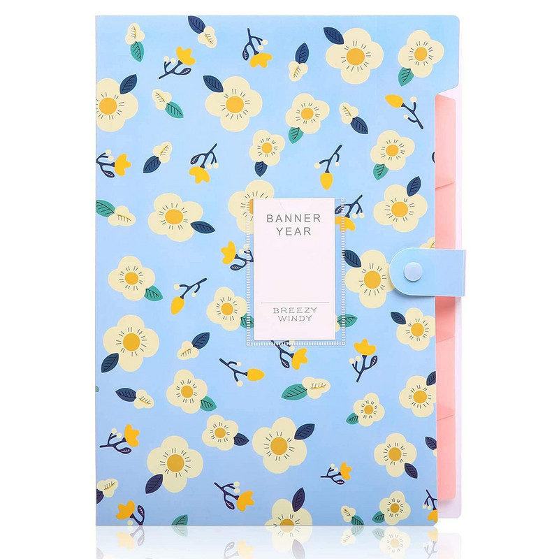 Proširiva mapa s datotekama Harmonika, organizator datoteka sa 6 džepova, mapa s dokumentima, US Letter i A4 za školu, ured