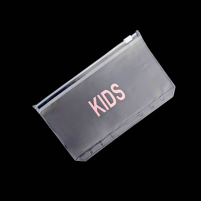 A6 piniginių vokų santaupų segtuvų kišenės segtuvų užtrauktukų aplankai finansų valdymui skaidrūs dokumentų rinkimo maišeliai