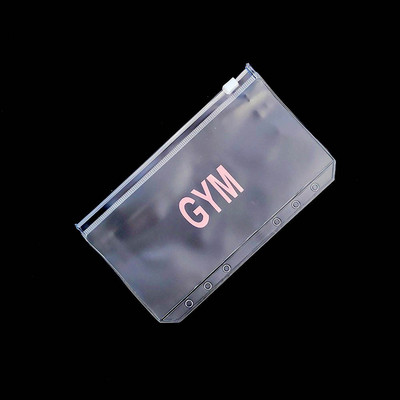 A6 piniginių vokų santaupų segtuvų kišenės segtuvų užtrauktukų aplankai finansų valdymui skaidrūs dokumentų rinkimo maišeliai