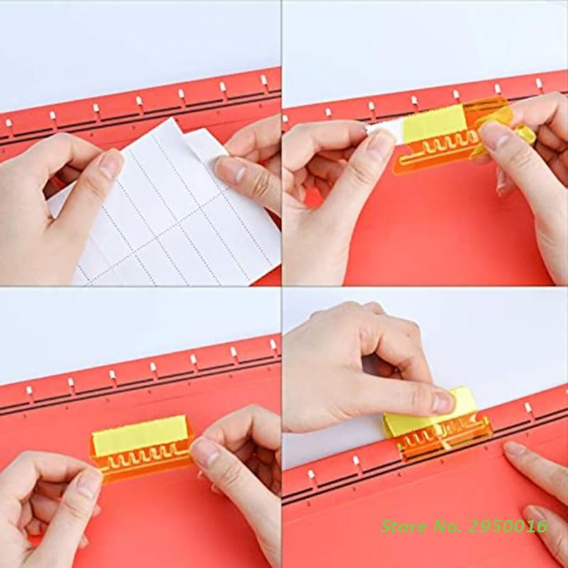 10 vnt kabančių aplankų skirtukai Įdedami plastikiniai skirtukai, skirti pakabinti aplankus 2 colių failų aplankų skirtukai ir įdėklai biuro reikmenims