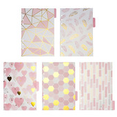 A5/A6 Pink Girl Series Divider Page Notepad Divider Marker Supplies Supplies Office and School Supplies 5 Styles Divider Page