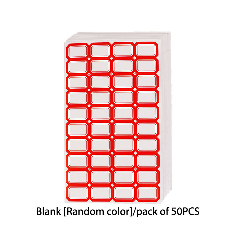 50 vnt. maišelis Etikečių lipdukai Prieskoniai Druska Cukrus Pagardų Buteliai Stiklainiai Lipnios etiketės Ženklinimo įrankis Virtuvės priedai