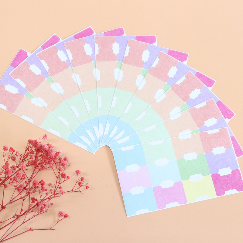 Lipnūs užrašai Rodyklė Etiketė Klasifikacijos etiketė sustorėjusi gali rašyti Atspari plyšimui spalvota užrašų knygelės žymės