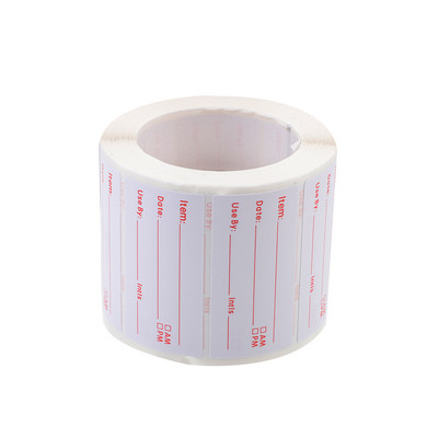 Lipdukai Maisto etiketės Praktiški šaldytuvo konteineriai Nuimami lipdukai Spausdinami Rašomi lipnūs