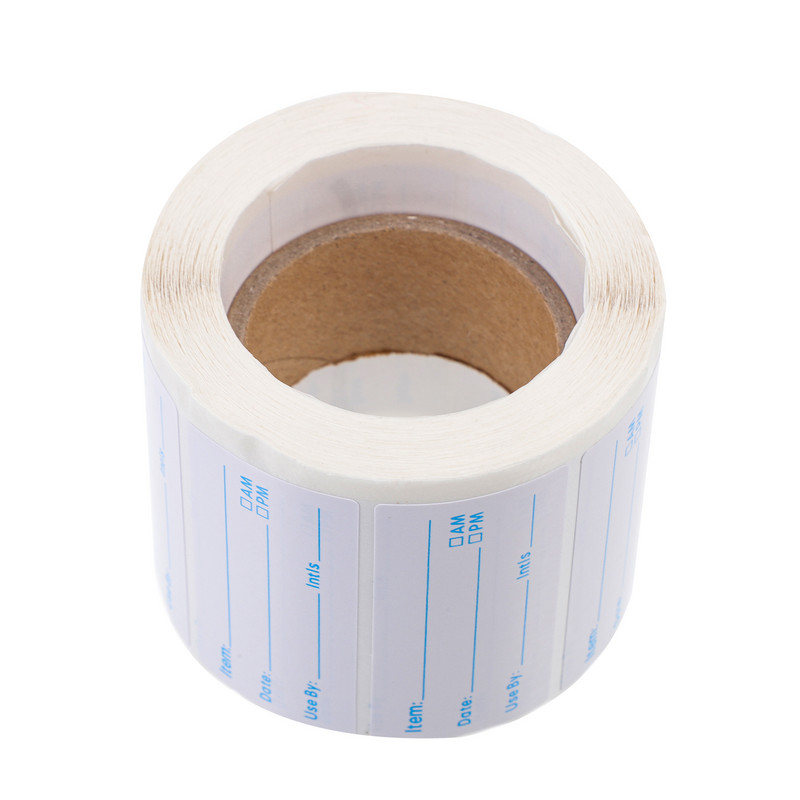 Lipdukai Maisto etiketės Praktiški šaldytuvo konteineriai Nuimami lipdukai Spausdinami Rašomi lipnūs