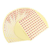 6400 de bucăți autocolant indicator Etichete adezive roșii Autocolante pentru expediere Autocolante roșii Etichete adezive Ambalare autocolante pentru transport