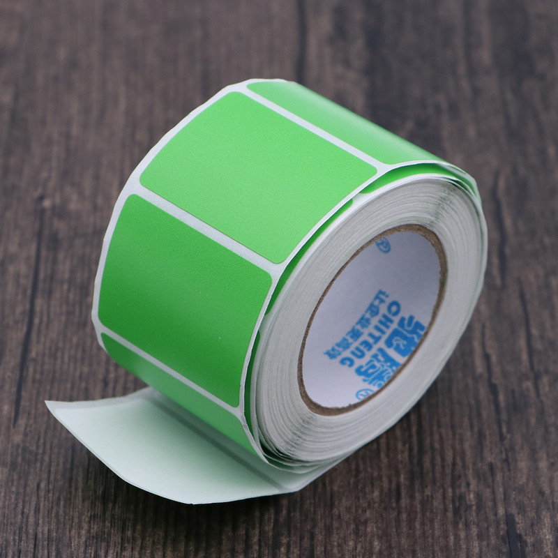 Etichete autocolante Etichete cu coduri de bare termice în rolă Etichete termice directe Etichete adezive colorate goale pentru transport pentru supermarket de birou