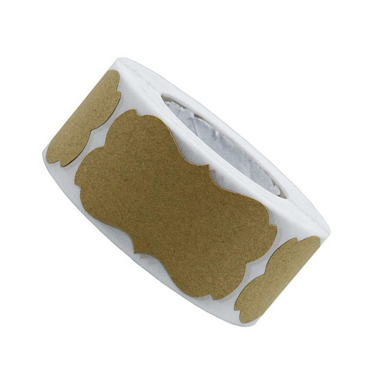 300 vnt Kraft lipdukai Etiketės Kalėdų dovanų etiketės Etiketės Lipdukai Tušti užrašai ant etikečių Šventinių dovanų etikečių lipdukai dovanoms