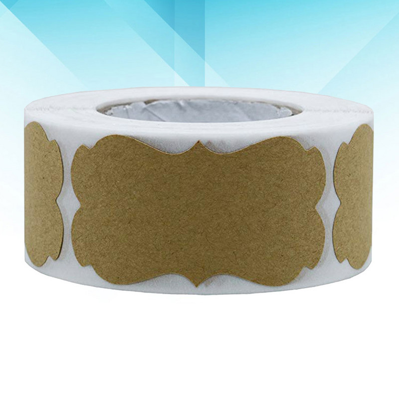 300 vnt Kraft lipdukai Etiketės Kalėdų dovanų etiketės Etiketės Lipdukai Tušti užrašai ant etikečių Šventinių dovanų etikečių lipdukai dovanoms