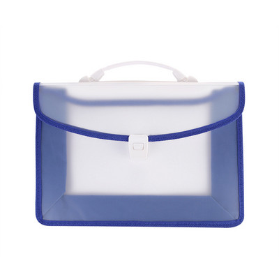 A4 velikog kapaciteta, velika težina, prijenosna prazna rubna plastična vrećica za datoteke, PP testna papirna torba za pohranu datoteka, velika mapa za datoteke