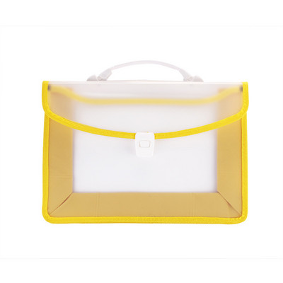 A4 velikog kapaciteta, velika težina, prijenosna prazna rubna plastična vrećica za datoteke, PP testna papirna torba za pohranu datoteka, velika mapa za datoteke