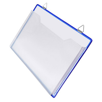 Висяща чанта за съхранение на файлове Удебелени пластмасови документи Чанта за съхранение на сметки Офис аксесоар