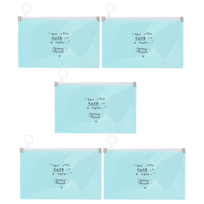 Mapa za privremenu pohranu od 5 komada, vrećica za masku za višekratnu upotrebu, plastična prozirna posuda otporna na prašinu, prijenosni držač za nošenje